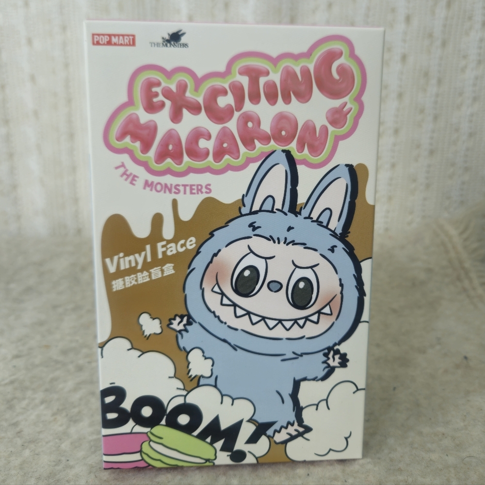 (NEW Sealed) SESAME BEAN Labubu Exciting Macaron Plush Blind Box